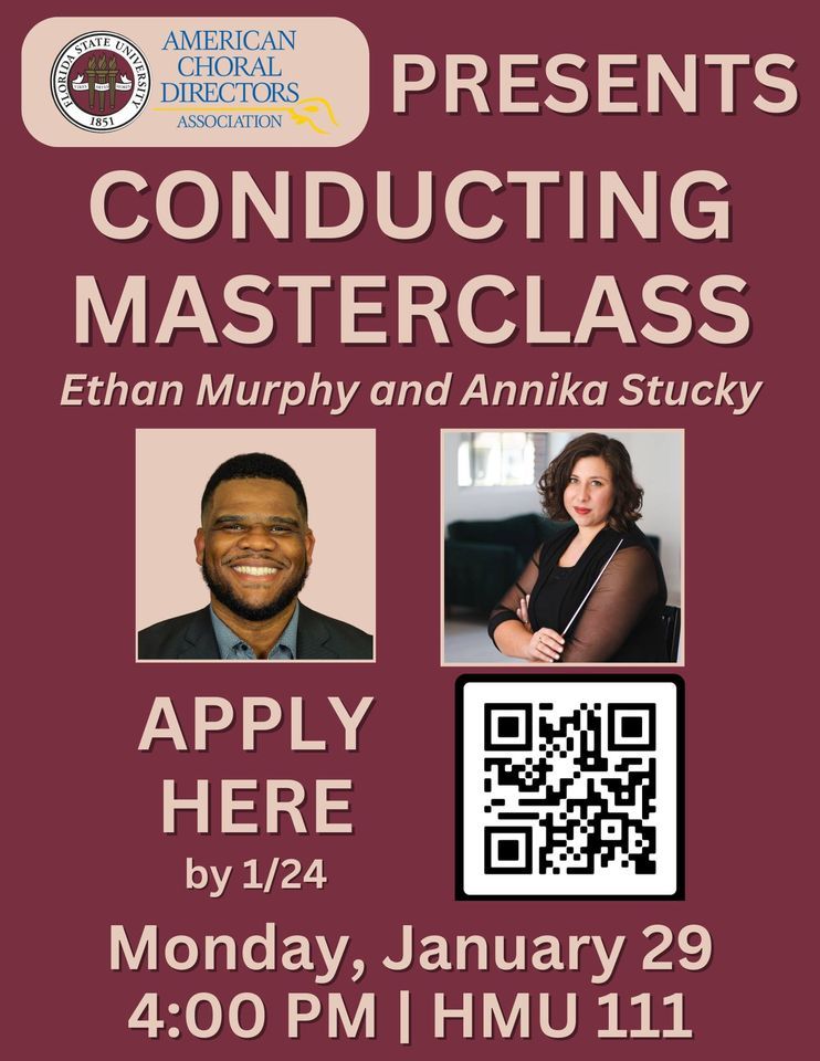 FSU Conducting Masterclass, Housewright Music Building (HMU