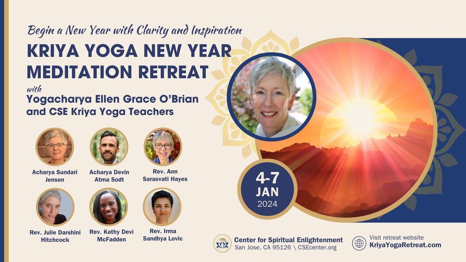 Kriya Yoga New Year Meditation Retreat, Center for Spiritual