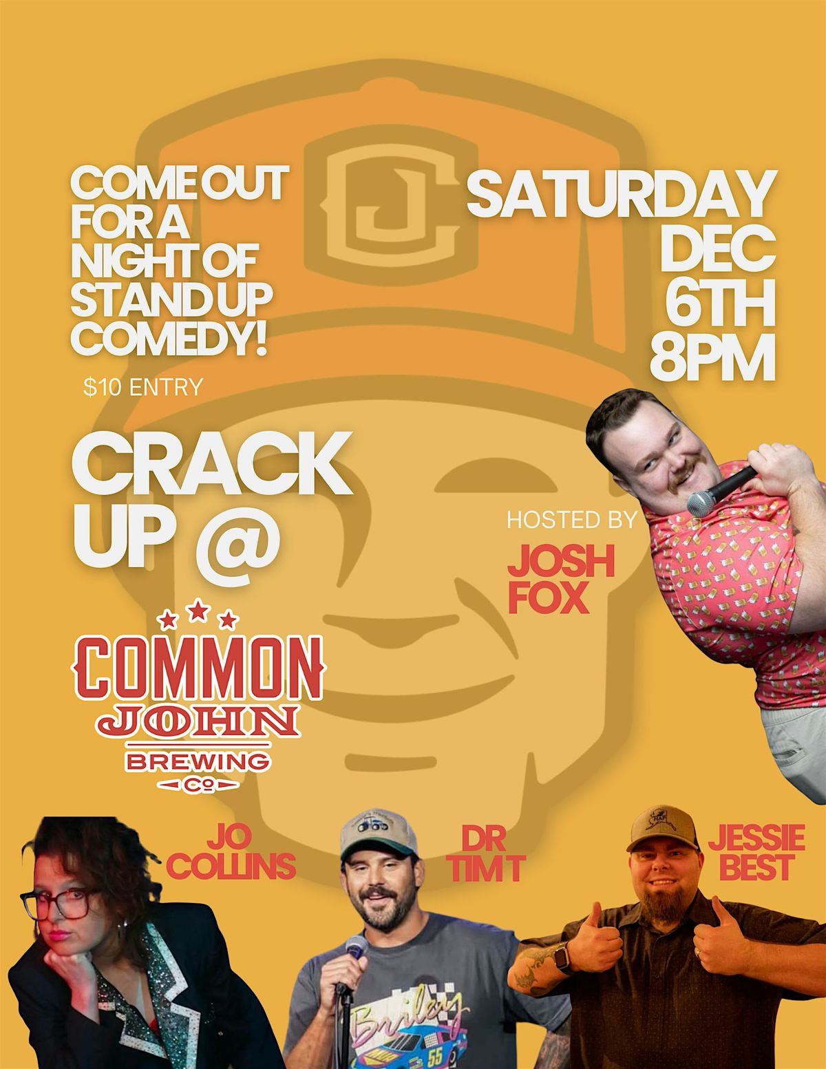 Crack Up at Common John, 6 December | Event in Manchester | AllEvents