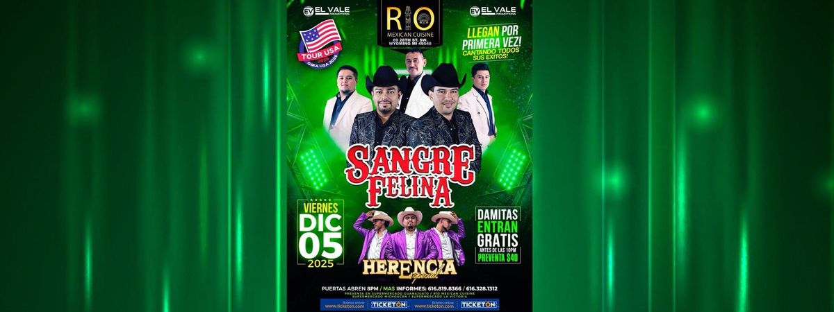 SANGRE FELINA EN RIO WYOMING MI, 5 December | Event in Grand Rapids | AllEvents