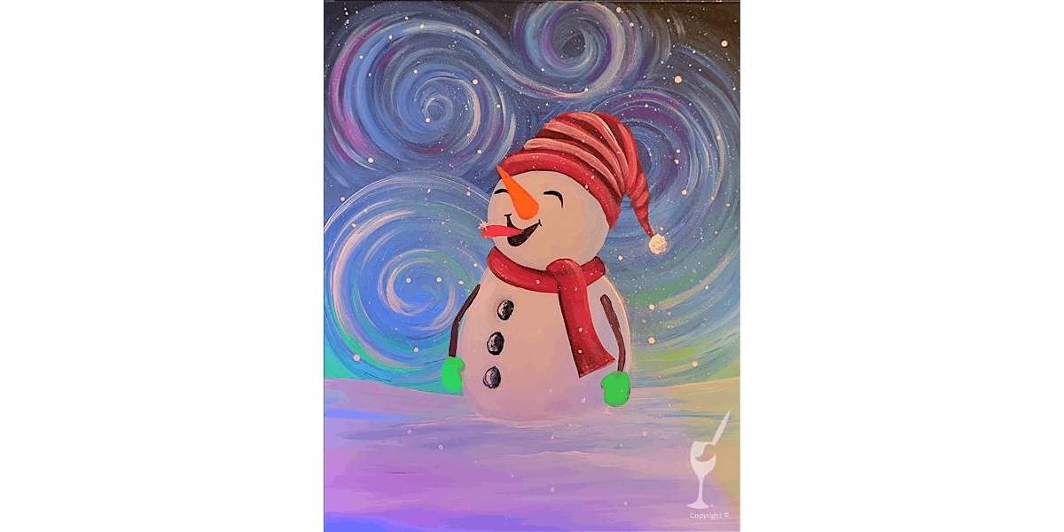 Little Snowman - Paint and Sip in Houston | Classpop!™, 19 December | Event in Pearland | AllEvents