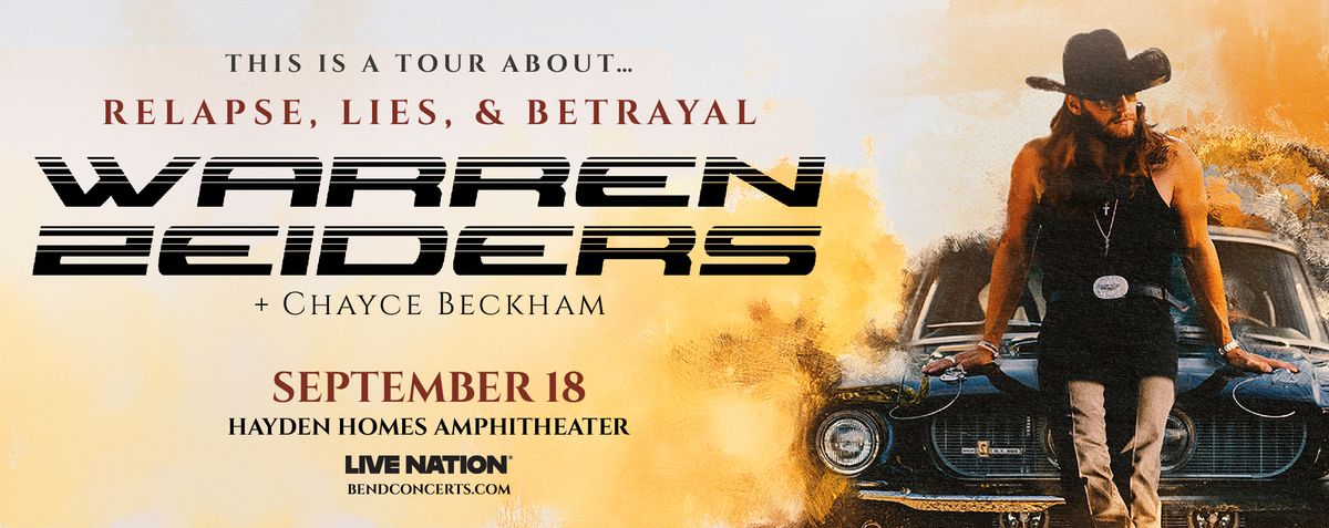 Parking Warren Zeiders with Chayce Beckham, 13 September | Event in Nampa | AllEvents