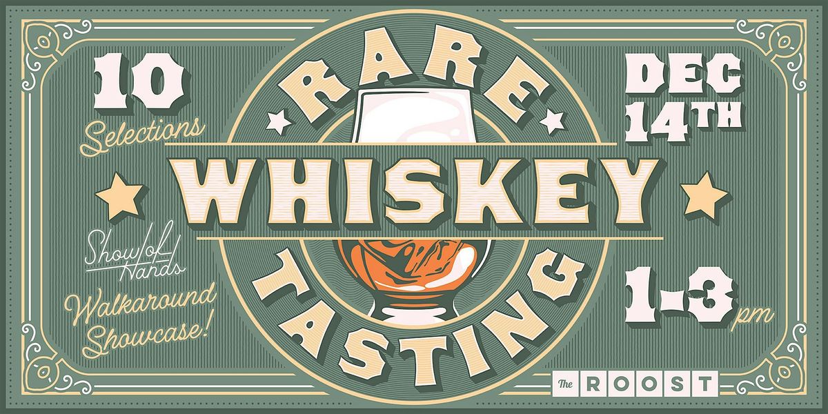 SHOW OF HANDS HOLIDAY WALKAROUND WHISKEY SHOWCASE AT THE ROOST, 14 December | Event in Washington | AllEvents