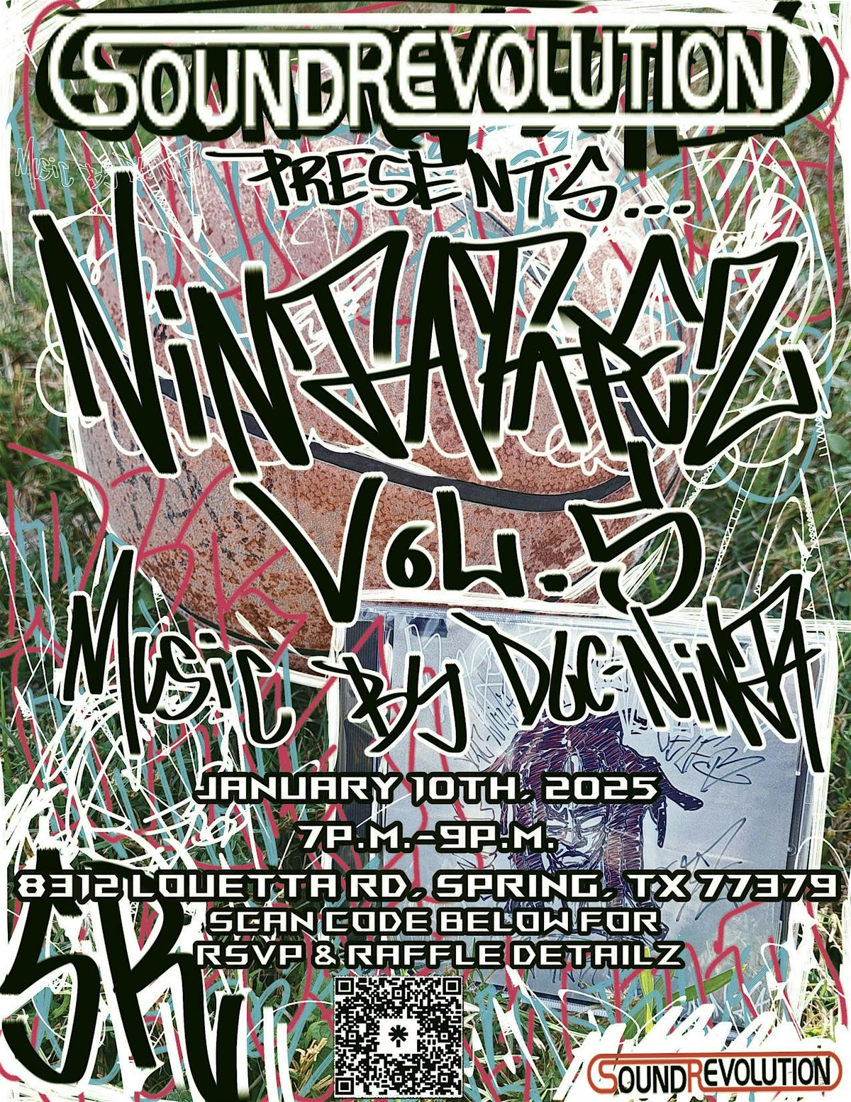 Ninja Tapez Vol.5 Album Release Party!! presented by SOUND REVOLUTION!, 10 January | Event in Spring | AllEvents