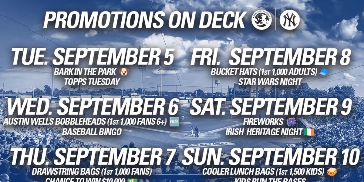 Parking Erie SeaWolves at Somerset Patriots, 24 June | Event in Bridgewater | AllEvents