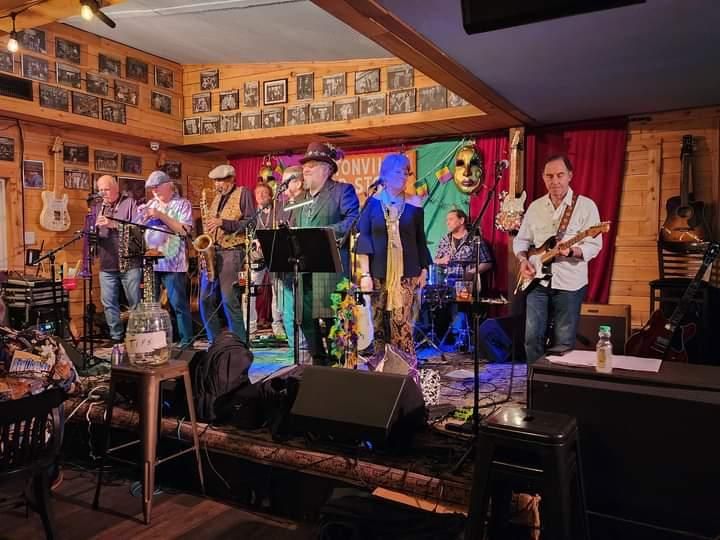 Mr CJs 12th night and begininng of Mardi Gras throw down, Guitars