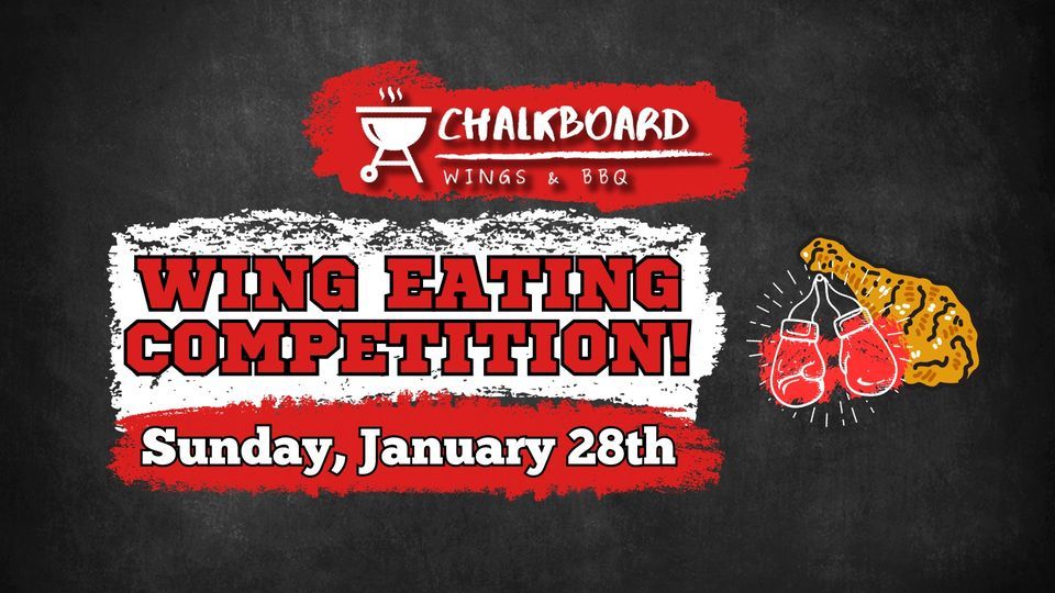 Wing Eating Competition at Chalkboard!, Chalkboard Wings & BBQ, Mount
