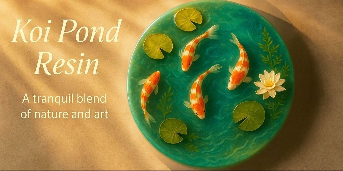 Koi Pond Resin Art, 10 January | Event in New Delhi | AllEvents