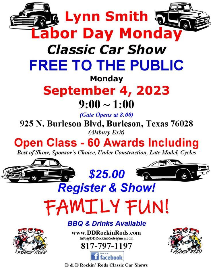 Lynn Smith Labor Day Monday Classic Car Show, Lynn Smith Chevrolet