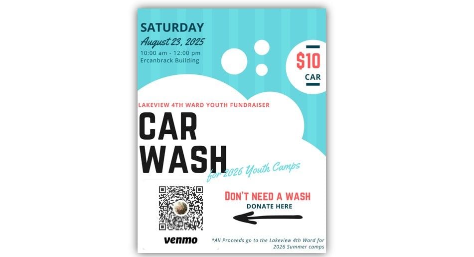 Car Wash Fundraiser, 23 August | Event in Orem | AllEvents