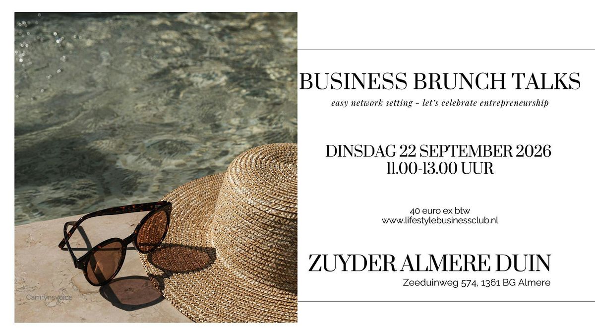 Business Brunch Almere Duin Zuyder