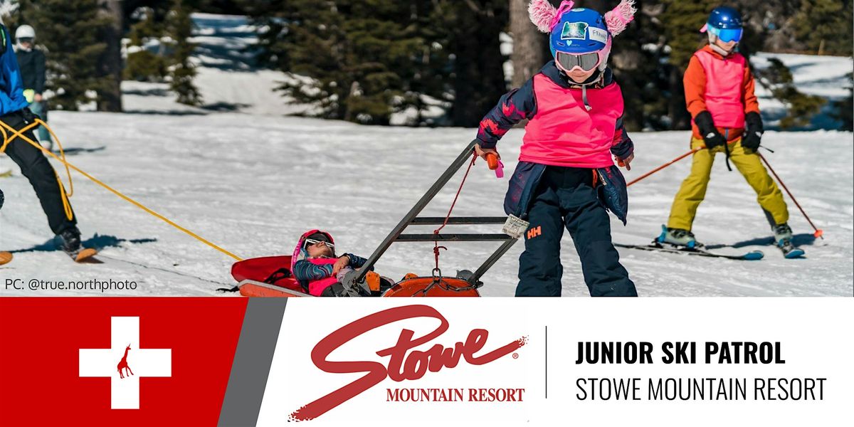 SheJumps | WILD SKILLS Junior Ski Patrol | Stowe Mountain Resort, VT