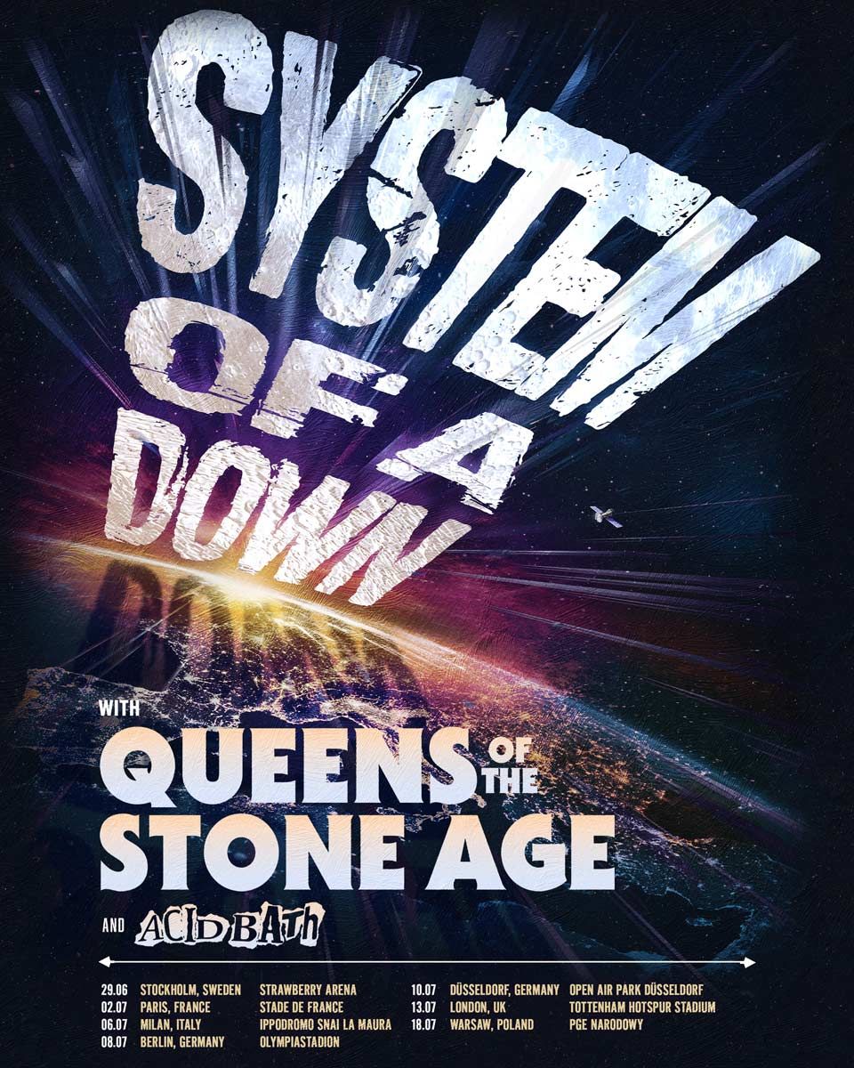System of a Down Warsaw Tickets, 18 July | Event in Warszawa | AllEvents