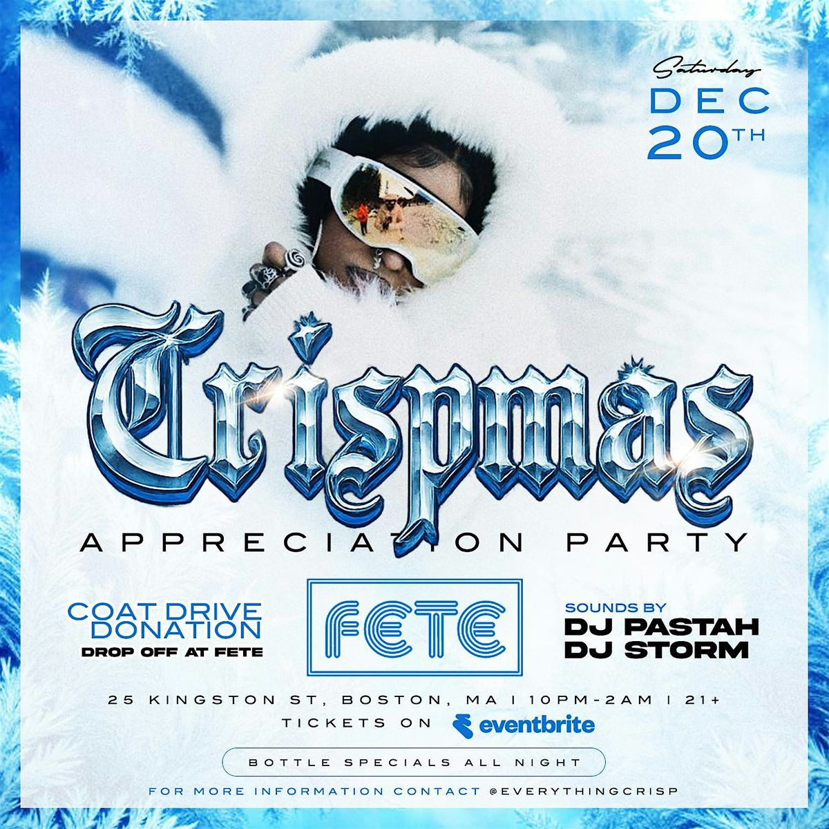 CRISPMAS, 20 December | Event in Boston | AllEvents