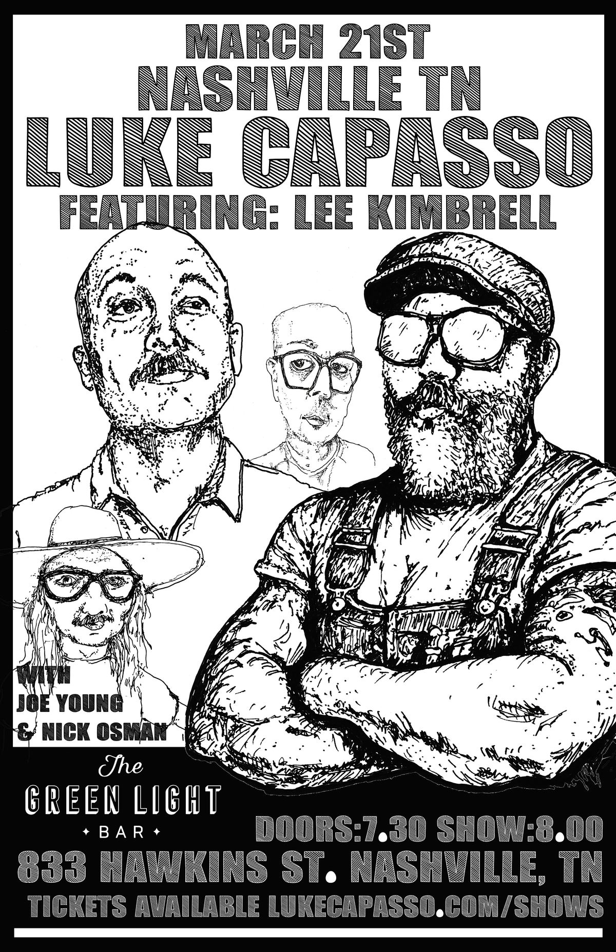 Luke Capasso live at the Green Light, 21 March | Event in Nashville | AllEvents