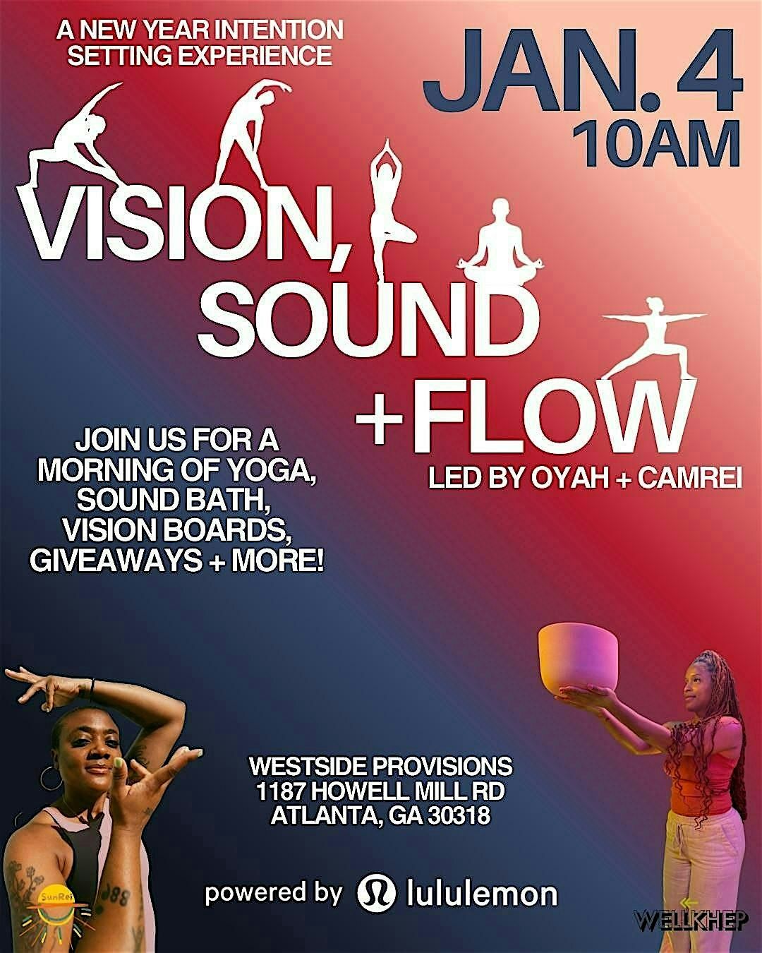 New Year Vision, Sound + Flow: A 2026 Intention Setting Experience, 4 January | Event in Atlanta | AllEvents