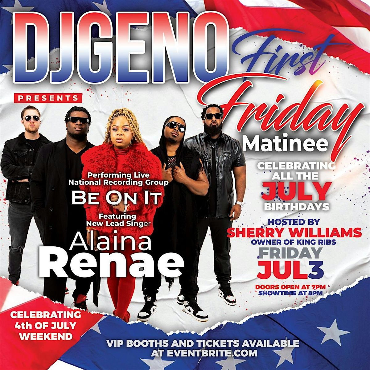 Dj Geno\u2019s first Friday matinee at Allstars be on it featuring Alaina Renae