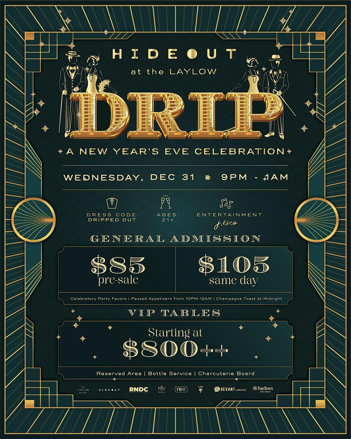 DRIP: A New Year's Eve Celebration, 31 December | Event in Honolulu | AllEvents
