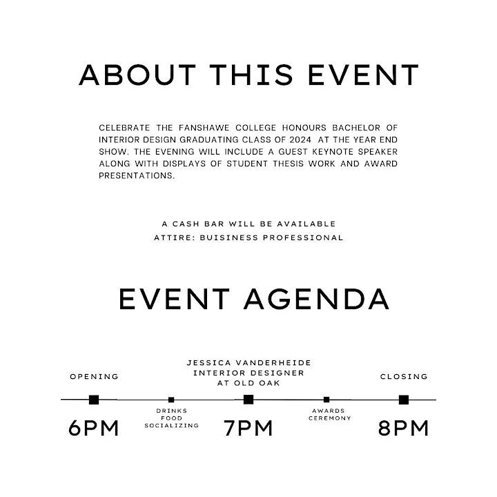 Honours Bachelor of Interior Design Year End Show, 1001 Fanshawe College  Blvd, London, 18 April 2024 | AllEvents.in