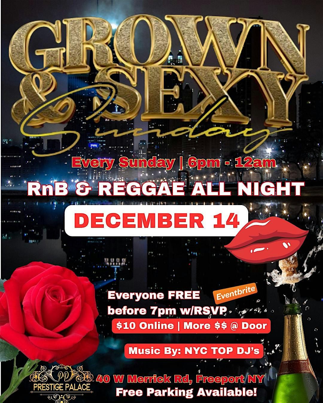 GROWN & SEXY SUNDAYS, 14 December | Event in Freeport | AllEvents