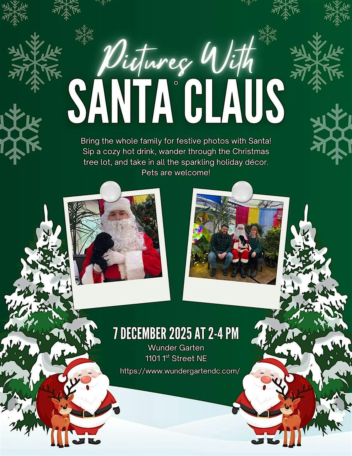Santa Photos at Wunder Garten, 7 December | Event in Washington | AllEvents