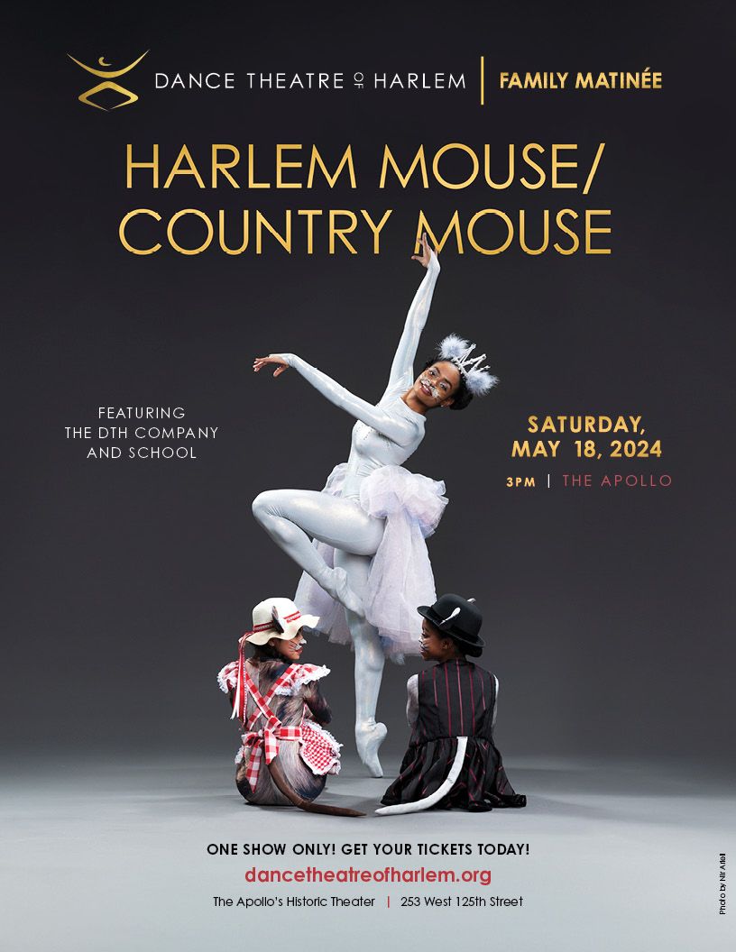 Dance Theatre of Harlem Family Matinee: Harlem Mouse and Country Mouse, 17 May | Event in New York | AllEvents