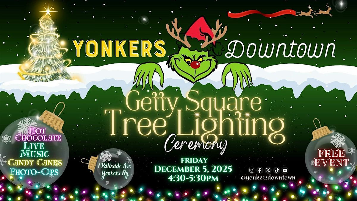 Yonkers Downtown Getty Square Tree Lighting   ❄️☃️, 5 December | Event in Yonkers | AllEvents