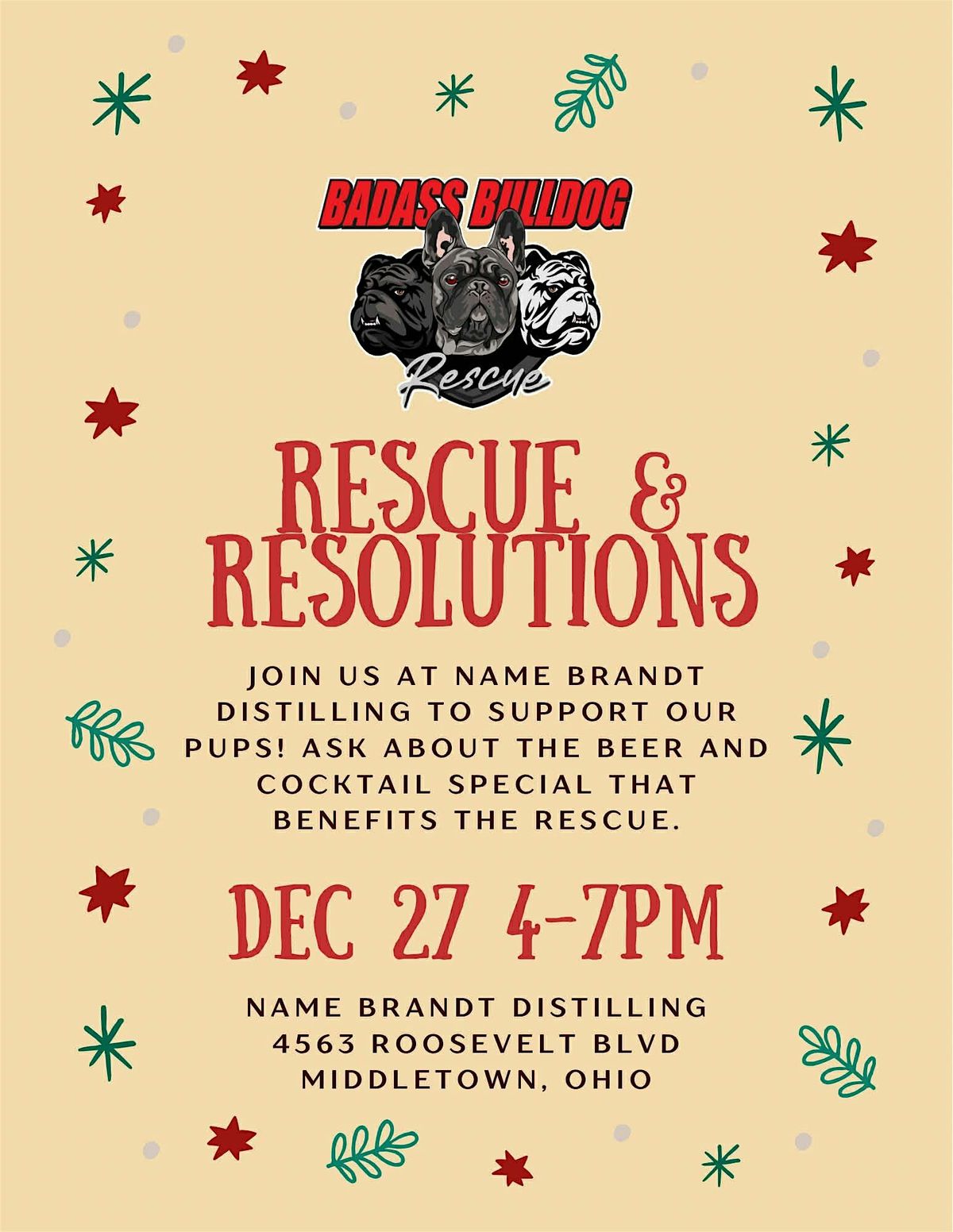 Rescue & Resolutions, 27 December | Event in Middletown | AllEvents