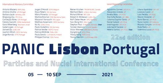 Panic 21 22 ª Conferencia Internacional Sobre Nucleos E Particulas September 5 To September 10 Online Event Allevents In
