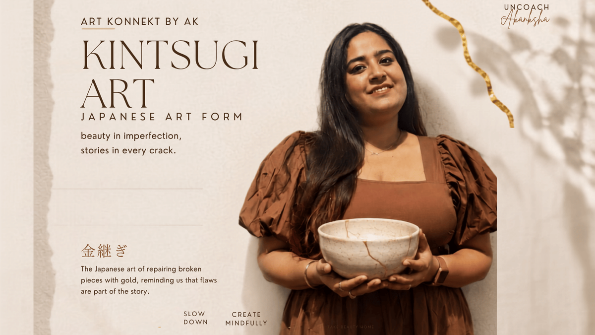 Japanese Art Form Kintsugi by ArtKonnect UnClub
