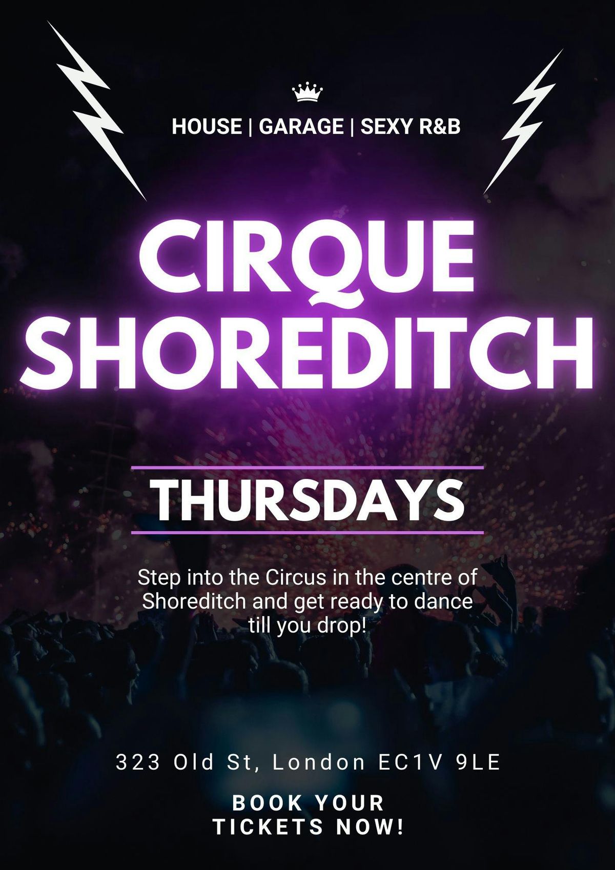Freshers Week Party @ CIRQUE SHOREDITCH // Party Tunes, R&amp;B, Commercial, Hip-Hop bangers, 25 September