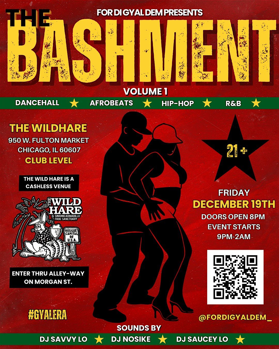 For Di Gyal Dem Presents: The Bashment – Vol. 1, 19 December | Event in Chicago | AllEvents