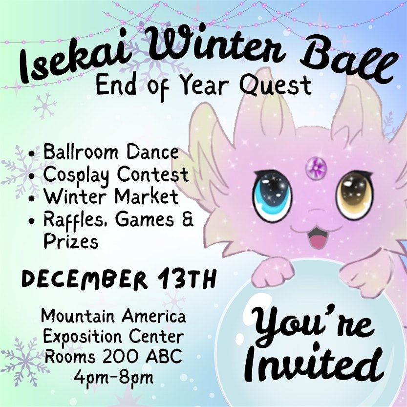 The Isekai Winter Ball End-of-Year Quest, 13 December | Event in Sandy | AllEvents