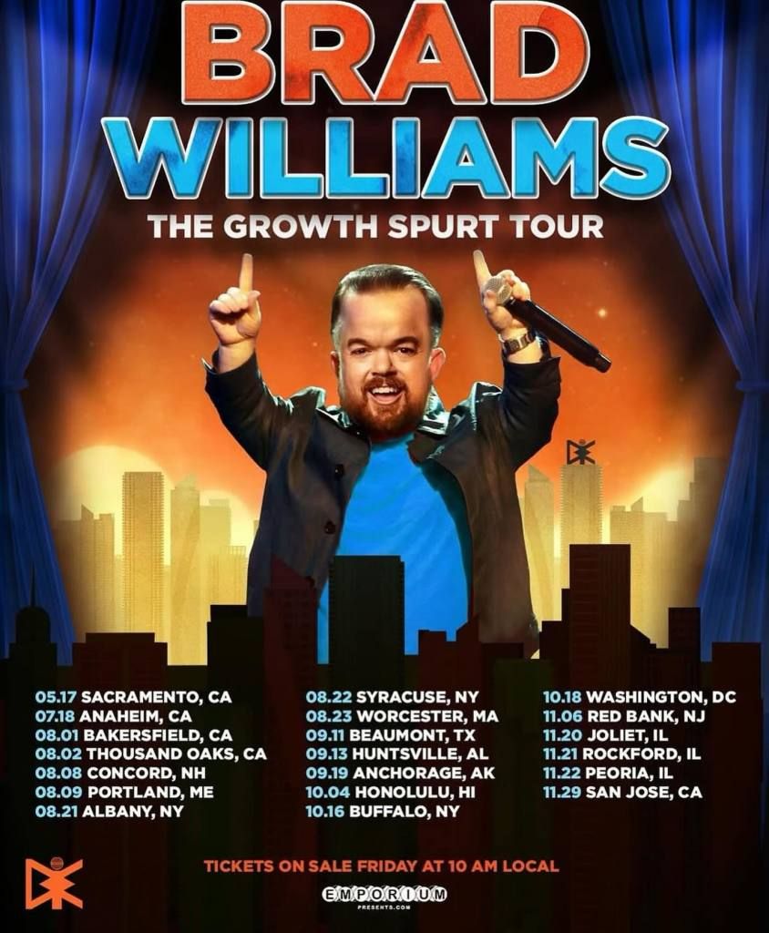 Brad Williams: The Growth Spurt Tour at Wexner Center for the Arts - Mershon Auditorium, 13 December | AllEvents