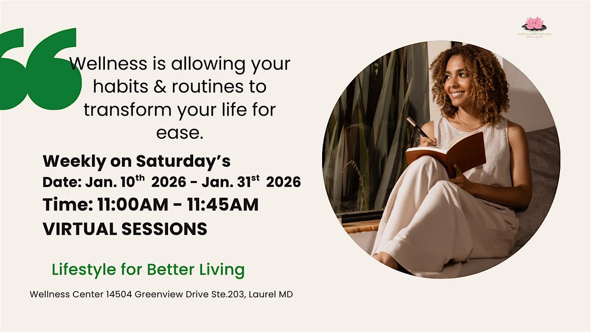 New Year Reset: 4 Day Coaching & Habit Building, 10 January | Event in Laurel | AllEvents