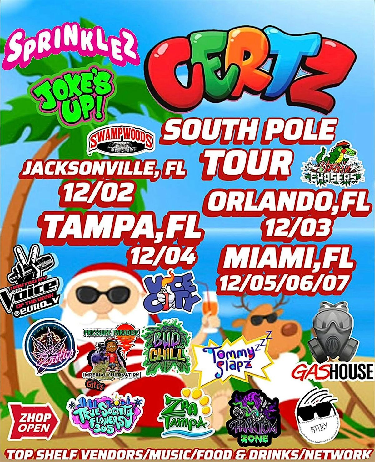 CERTZ SOUTH TOUR MIAMI FL DAYB 6 HOSTED BY @EURO__V, 6 December | AllEvents