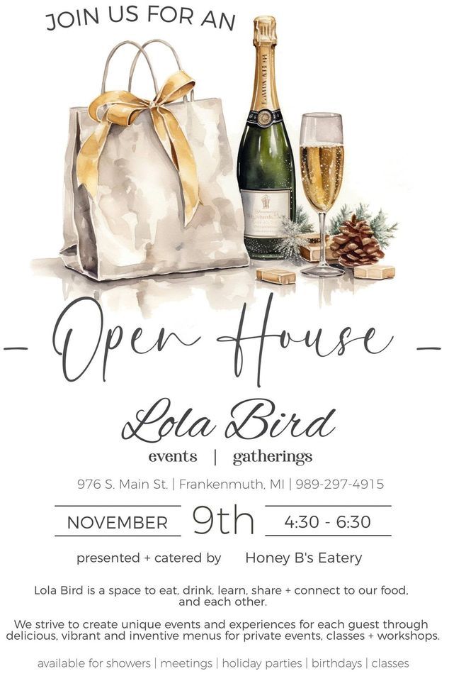 Lola Bird Open House 976 S Main St Frankenmuth MI 48734 1810 United lola-bird-open-house-976-s-main-st-frankenmuth-mi-48734-1810-united