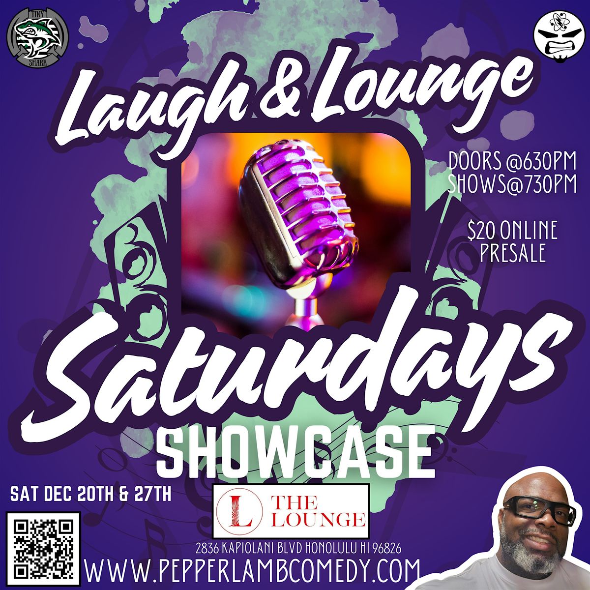 LAUGH & LOUNGE SATURDAYS - DEC 20th, 20 December | Event in Honolulu | AllEvents