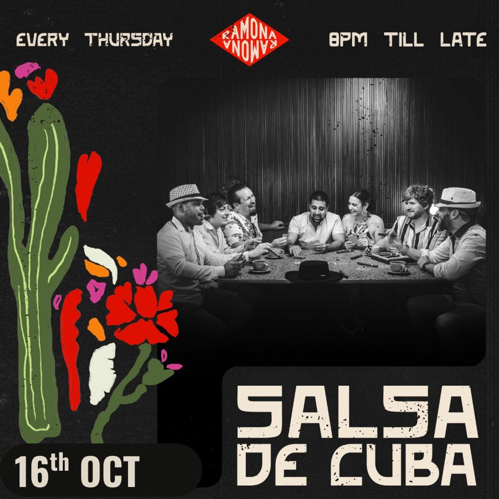 RAMONA LIVE - Salsa De Cuba, 16 October | Event in Manchester | AllEvents