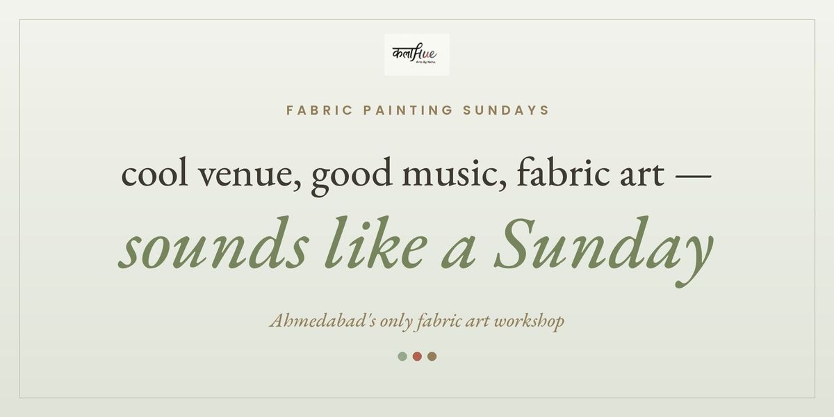 Fabric Painting Sundays