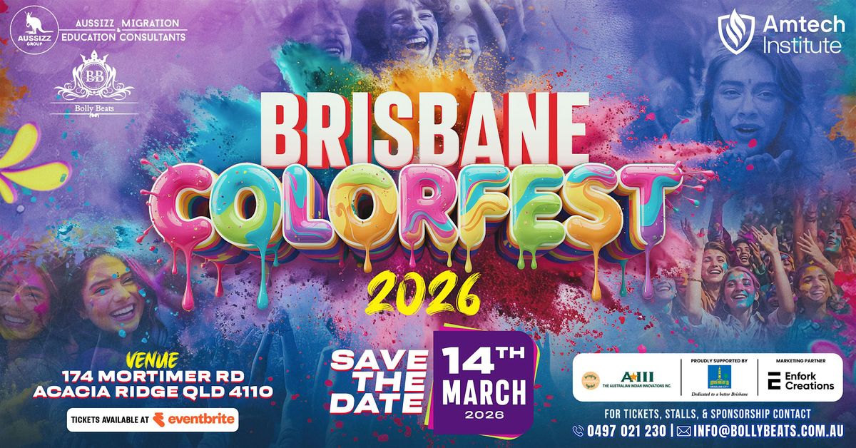 BRISBANE COLORFEST 2026, Spanish Centre Acacia Ridge, 14 March 2026 ...