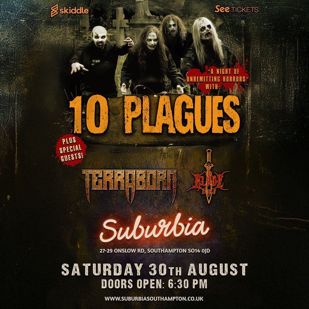 10 Plagues, 30 August | Event in Southampton | AllEvents