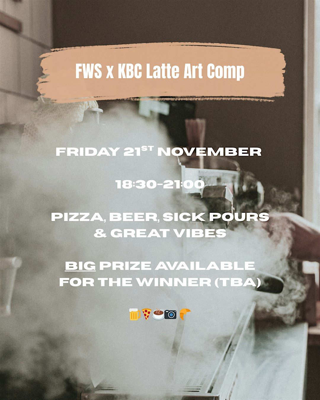 FWS x KBC Latte Art Comp, 21 November | Event in Macclesfield | AllEvents