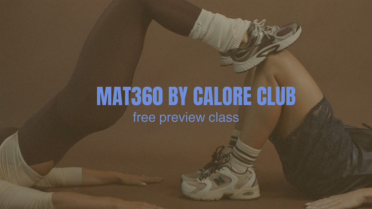 MAT360™ by Calore Club Free Preview Class, 16 November | Event in Tampa | AllEvents