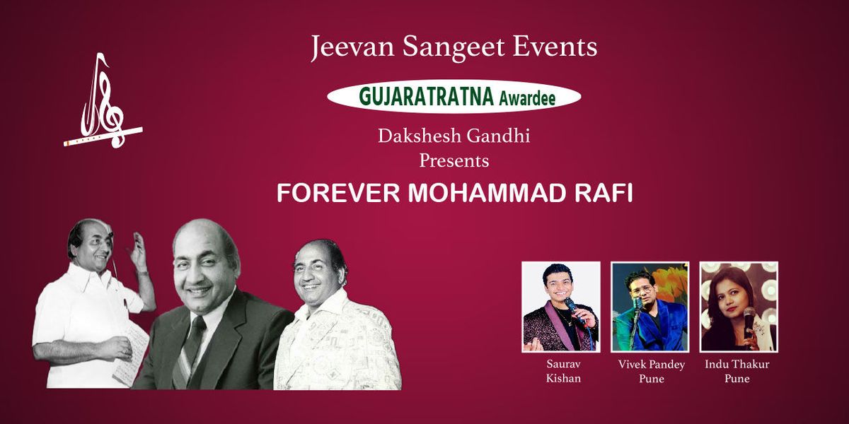 FOREVER MOHAMMAD RAFI, 27 December | Event in Vadodara | AllEvents
