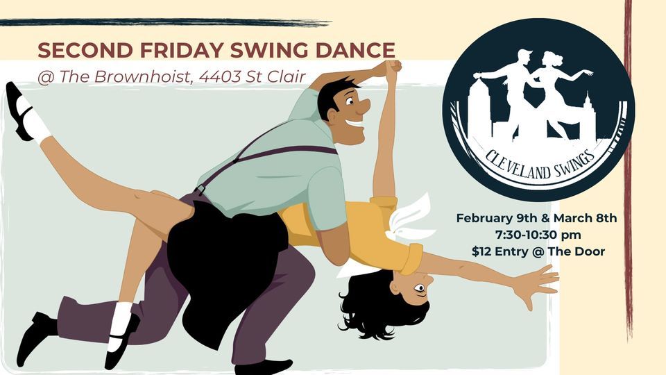 Second Friday Swing Dance, The Brownhoist, Cleveland, March 8 2024