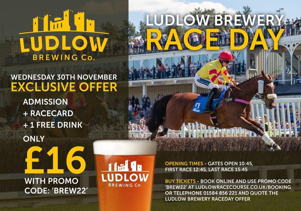 Ludlow Brewery Race Day, Ludlow Racecourse, November 30 2025 AllEvents.in