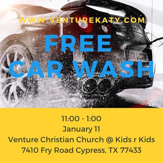 Venture's Free Car Wash