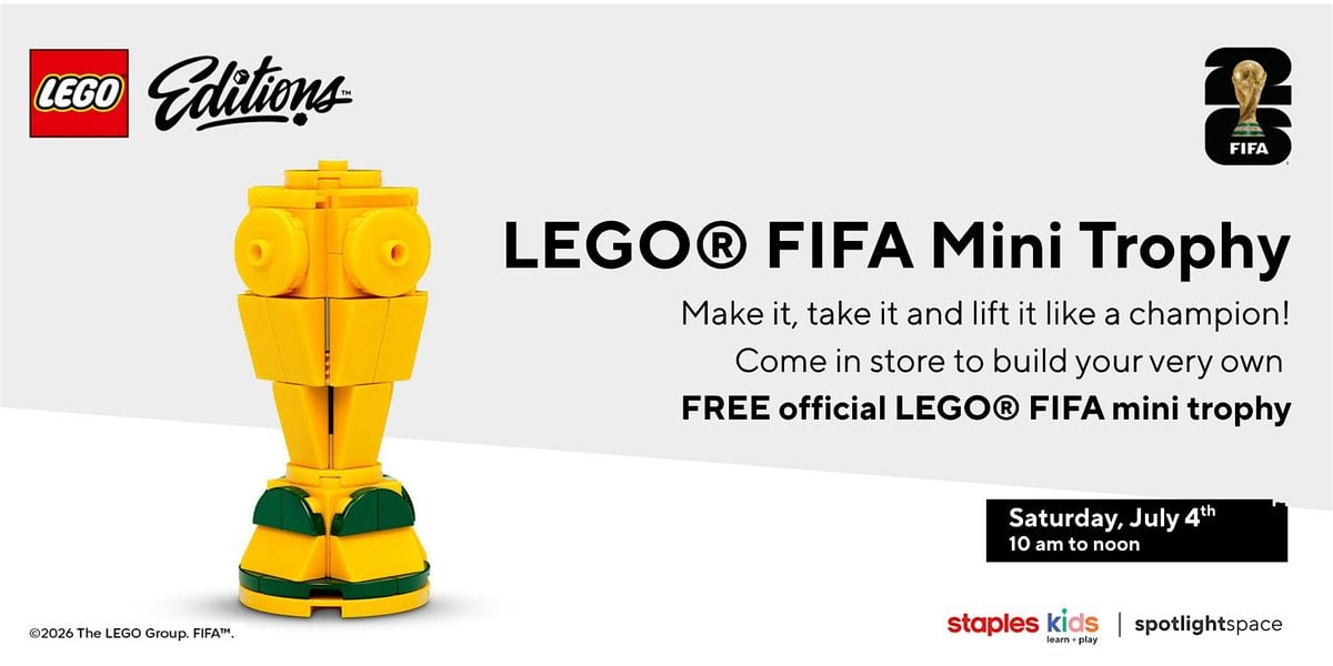LEGO® FIFA Mini Trophy at Staples Store 37