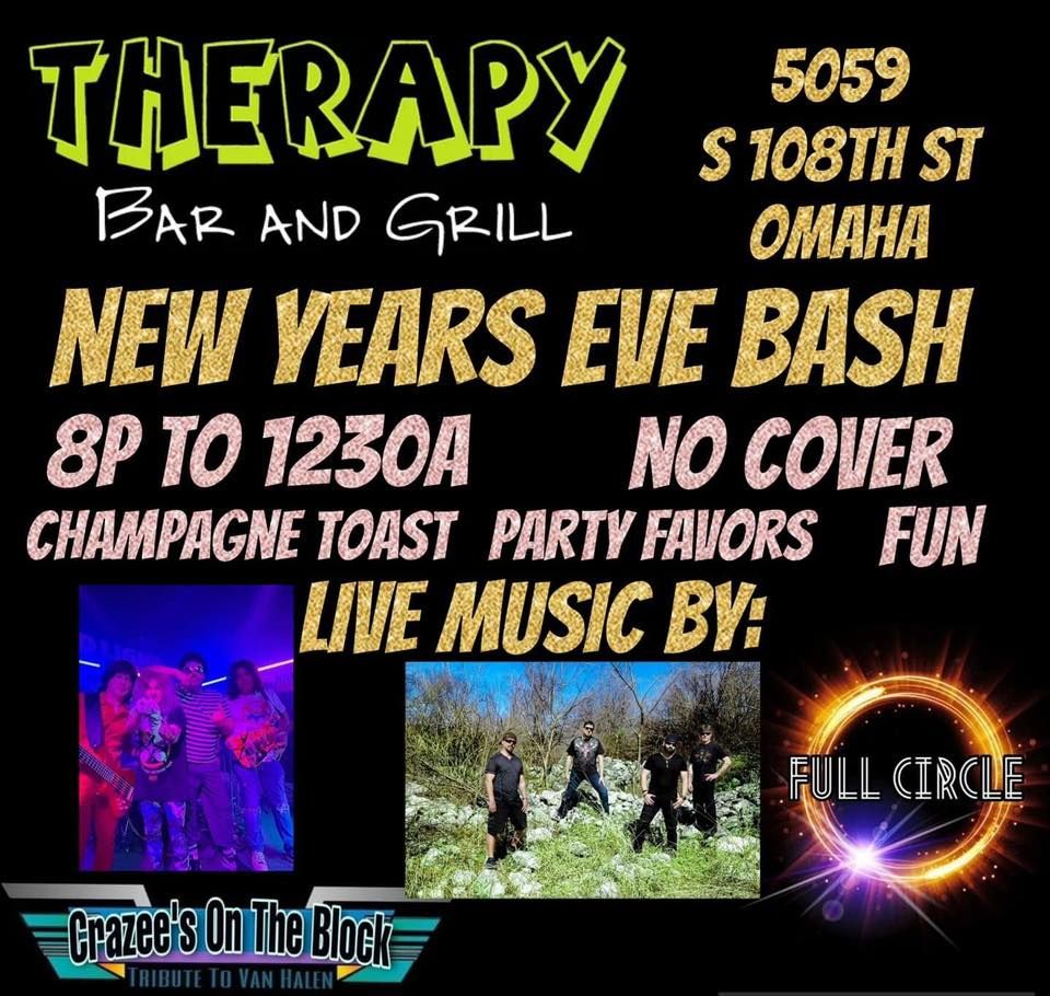 Full Circles NYE Bash At Therapy Bar And Grill Therapy Bar And Grill full-circles-nye-bash-at-therapy-bar-and-grill-therapy-bar-and-grill